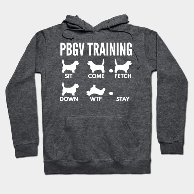 Petit Basset Griffon Vendéen Training PBGV Dog Tricks Hoodie by DoggyStyles